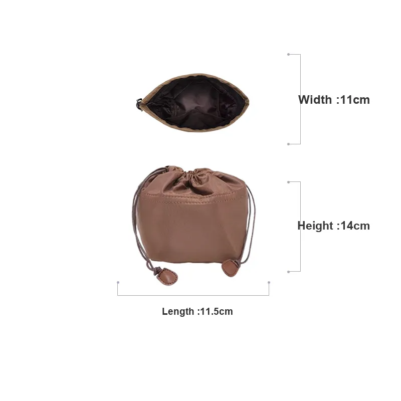 Ingenuity Handmade Nylon Bag Accessory Women's Brown/Black/Elephant Gray-2