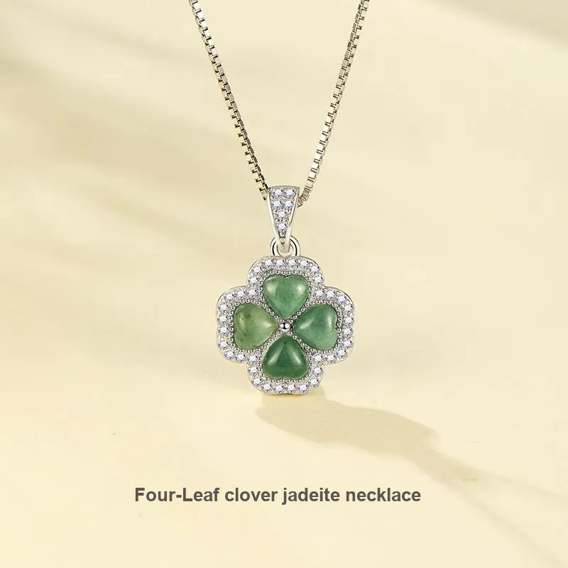 MCK Ice Type Jadeite Necklaces Women's-2