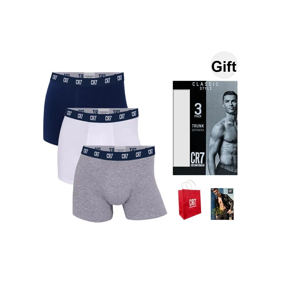 CR7 CRISTIANO RONALDO Underpants Men's 3 Pack, Includes Shopping Bag