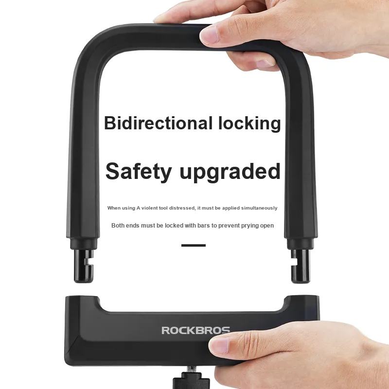 ROCKBROS Bicycle Locks Silicone Widened Version-3