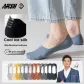 Men's No-Show Socks 5 Pack Shopping Bag (5 Pack White)