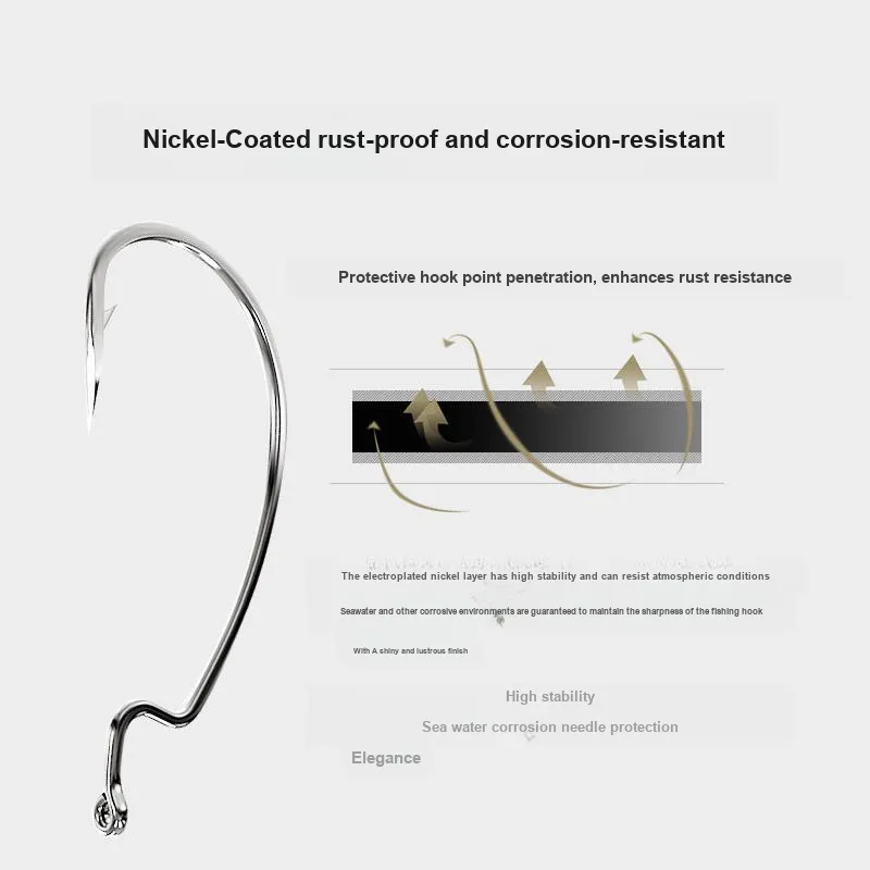 HISTAR Fish Hook Fishing Short Shank Hook-33