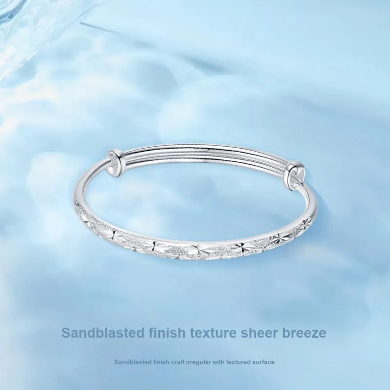 NUSQ Sterling Silver Bangles Women's-3