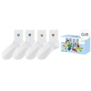 ZEROIN Mid Calf Socks Men's Box 4 Pack