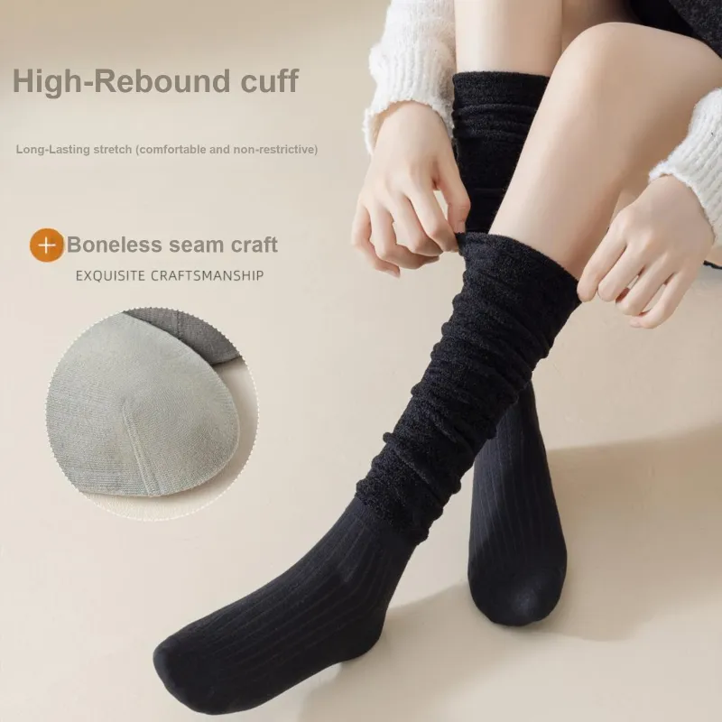XXLLG Knee High Socks Women's 2 Pack-4