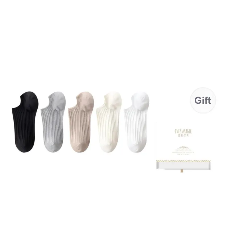 XIA.WA.ZHI.XIU Ankle Socks Women's Box 5 Pack-30