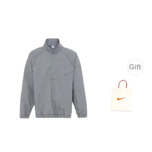 Nike Jackets Men Dark Gray+Gift Bag