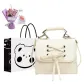 White+Exclusive Shopping Bag+Greeting Card+Dried Flower