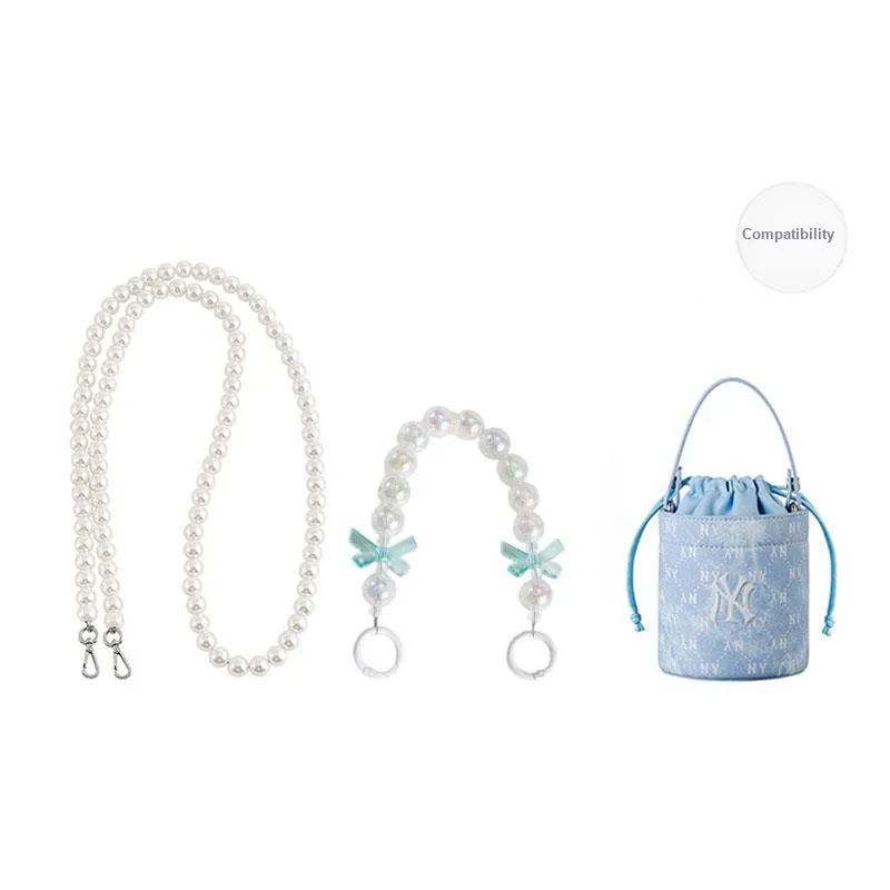 Ingenuity Handmade Anti Pearl Bag Strap Women's White-2