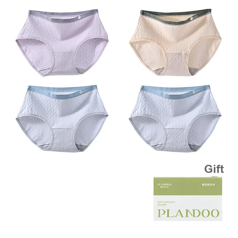 PLANDOO Underpants Women's Shopping Bag 4 Pack-10