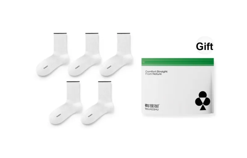 YOUKESHU Mid Calf Socks Men's Combo Set-12