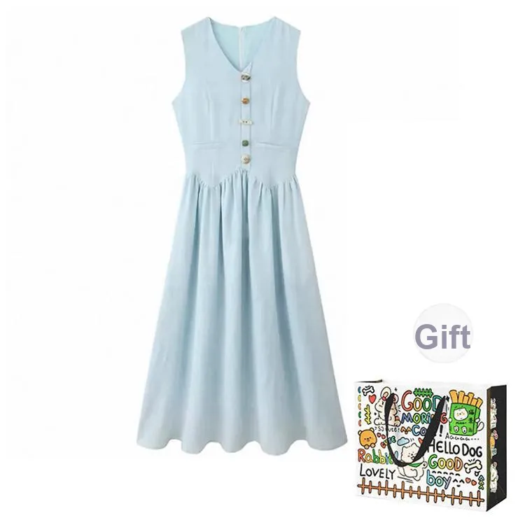 Dippanis Sleeveless Dress Women's-0