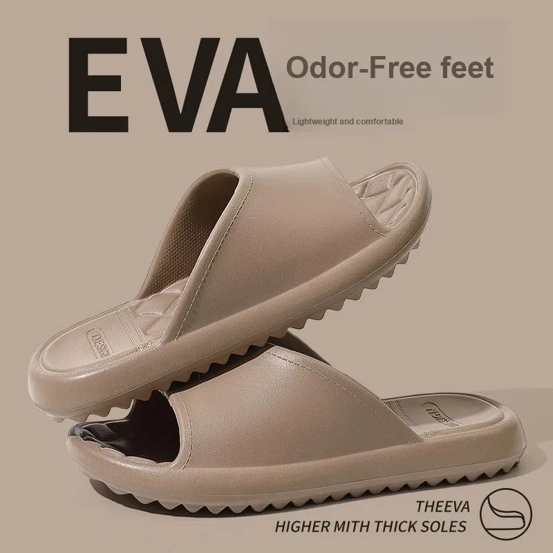 Foot Recreation Diamond Pattern Slip Resistant Comfortable Quiet EVA Minimalist Style All Season Home Slippers-15