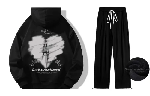 LA'T.WEEKEND Sweatshirt Sets Unisex