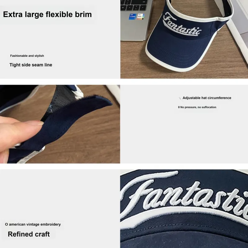 PLAN IN Cotton Sun Protection Hats Unisex-5