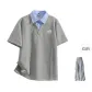 Gray Short-Sleeved (Comes with Gray Casual Pants)
