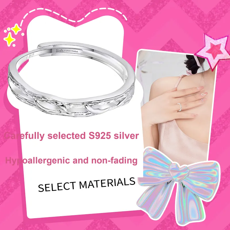 Barbie Synthetic Cubic Zirconia Rings Unisex-1