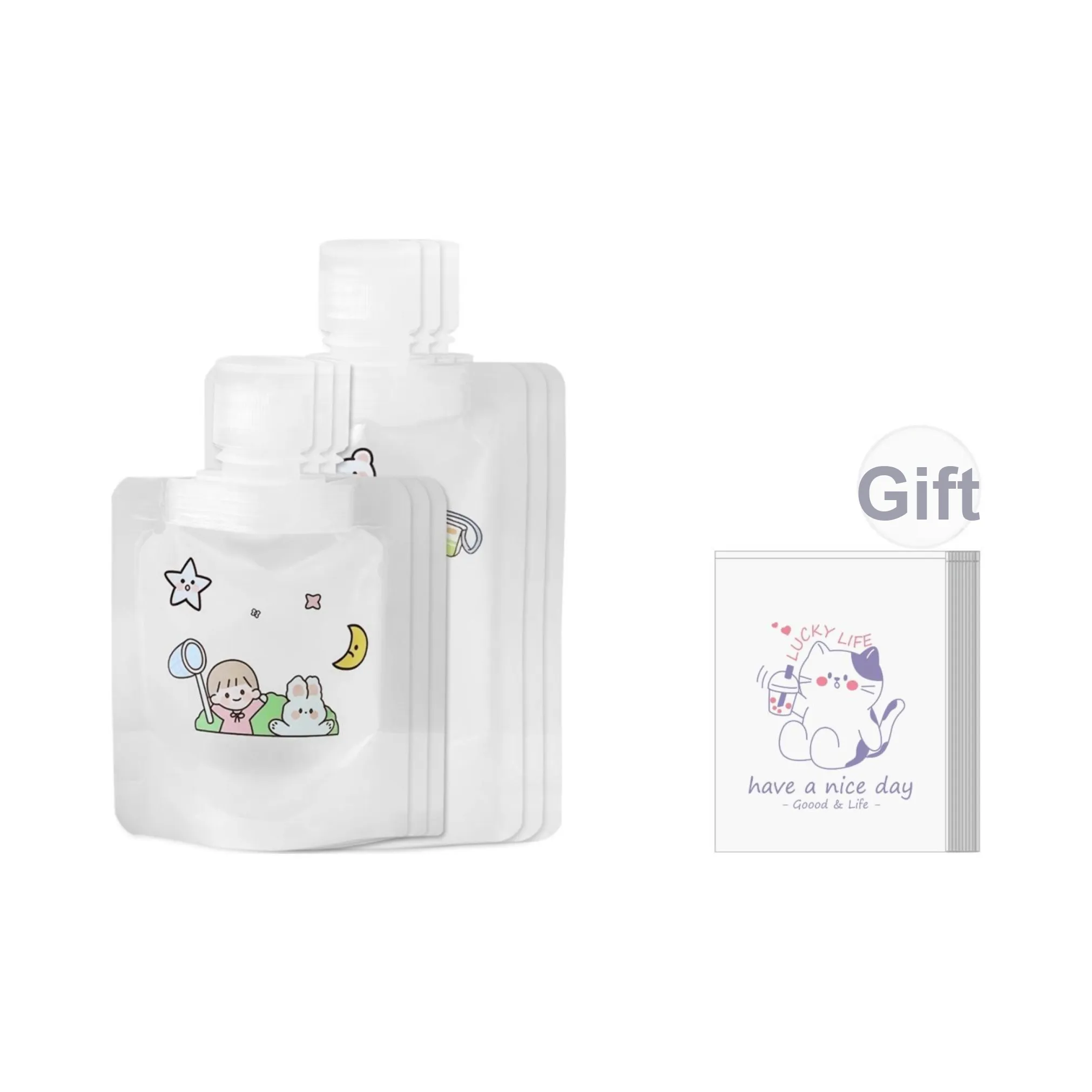 Goodgudi Лосьон Заправка Сумки MAKE UP Инструменты Сохранять тепло