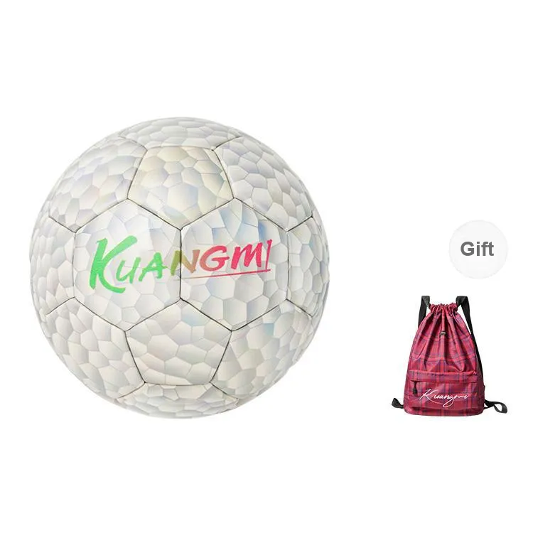 Kuangmi Size 5 Soccer PU Seamless Thermal bonding Unisex-33