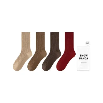 XXLLG Mid Calf Socks Women's 4 Pack