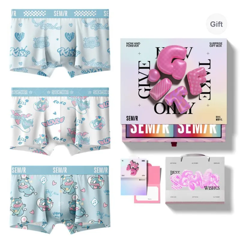 SEM/R Underpants Men's 3 Pack Puff Puff-7