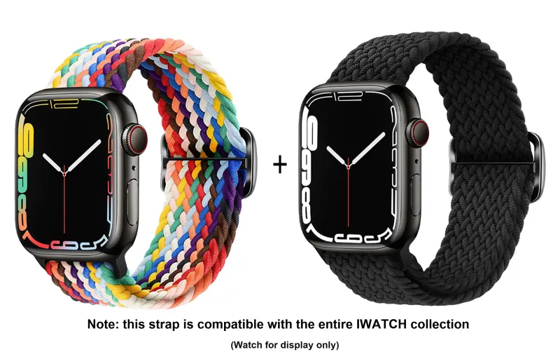 ZHISHENG Apple Compatibility Watch Band 38 49MM Watch Dial All Nylon Material-8