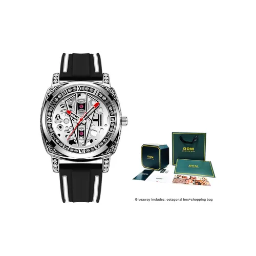 DOM Vintage Collection Кварцевый механизм Часы Мужские Серебристый циферблат 6923411135670