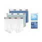 Gray+Blue+White (Box 3 Pack)