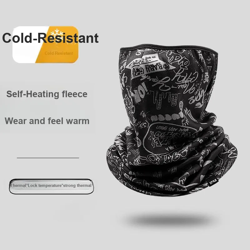 JIEKAI Riding Equipment Cycling Face Mask Unisex Polyester 27*36CM Multiple Colors-5