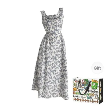 BVODE Sleeveless Dresses Women's Floral Shopping Bag