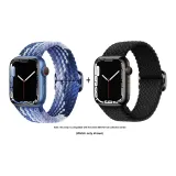 Apple Woven Strap-Blueberry * Black
