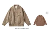 카키 의류 세트