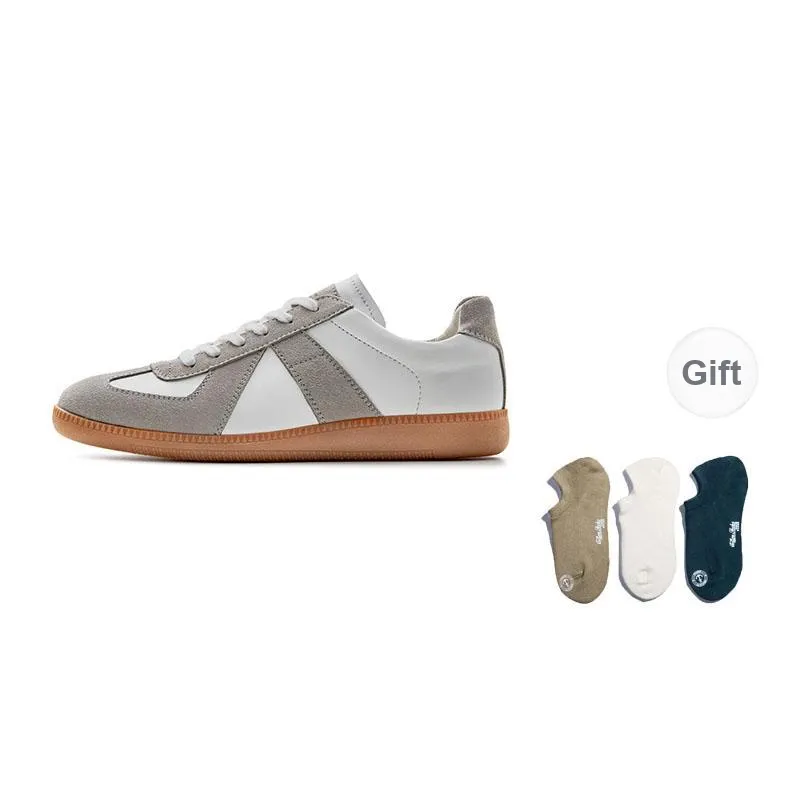 MADEN Low Top Stylish Skateboarding Shoes Unisex Gray-8