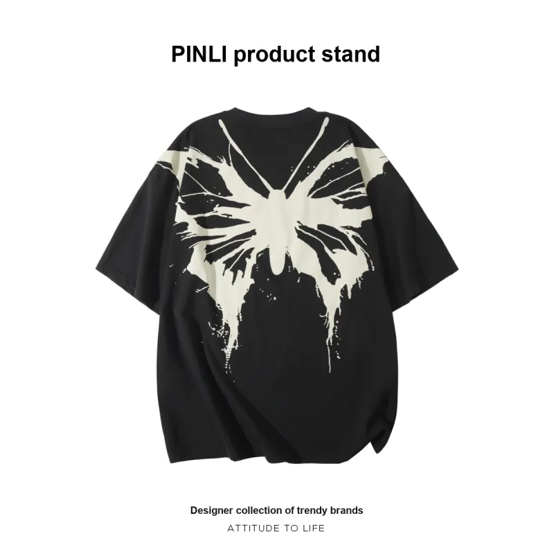 Pin Li T Shirts Men Black-5