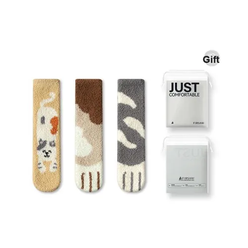 FIRS Носки Crew Женские Сумка для покупок 3 упаковки Combo Set
