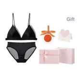Black[Silk Hair Tie Gift Box Set]