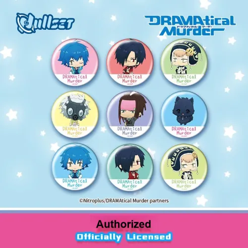 Nullset Dramatic Murder Тиби Коллекция Значок Слепые коробки Один Blind Коробка Целая коробка 9 шт