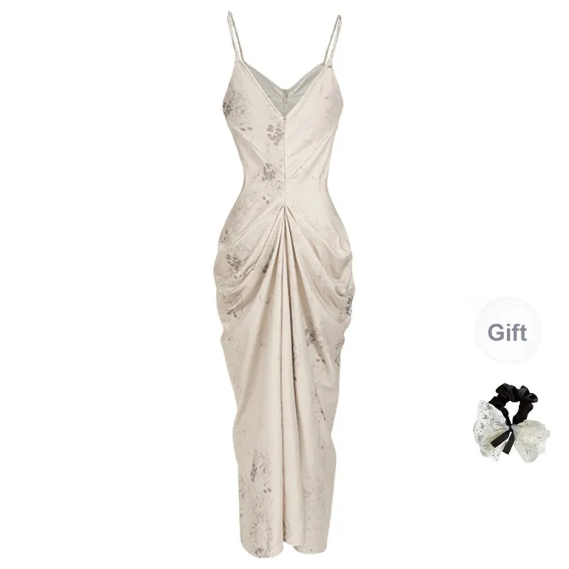 TUSHIFEI Slip Dresses Women's Multicolor+Hair Tie Comes With-1