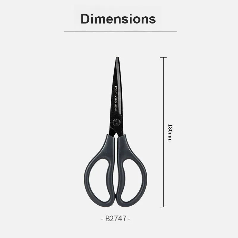 Qixin Black Coated Anti Cling Scissors-1