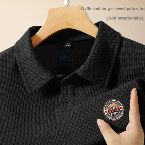 WARRIOR Polo Shirts Men Light Beige - WHL Orange Round Logo X