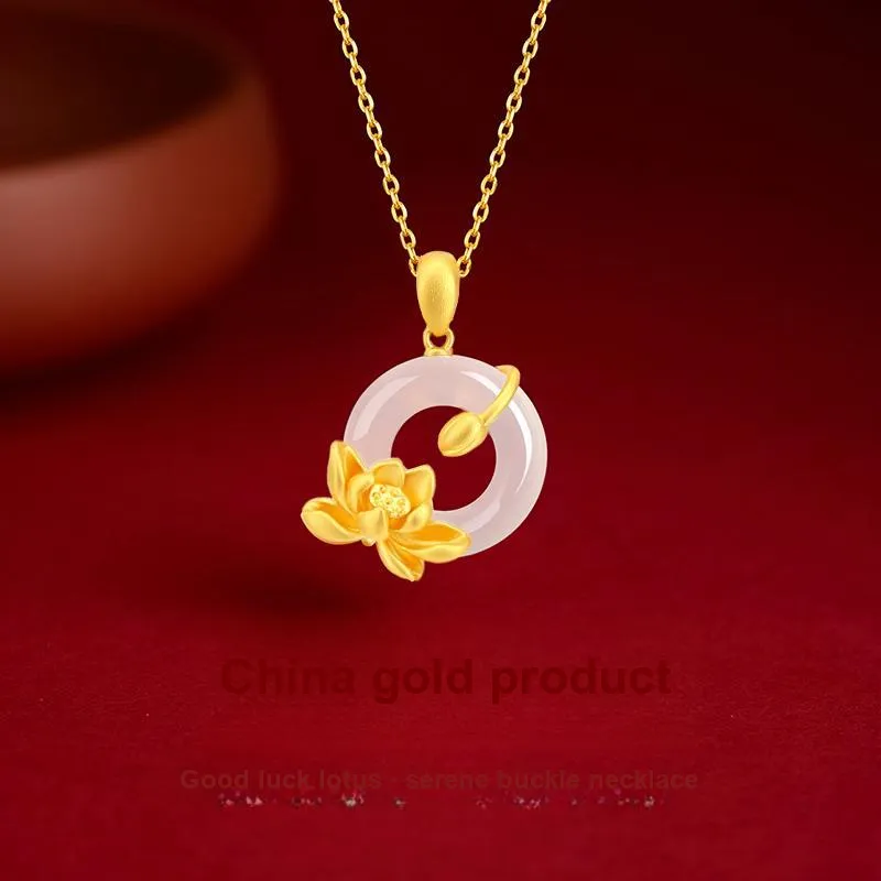 ZSY Chalcedony Jade Necklaces Women's-1