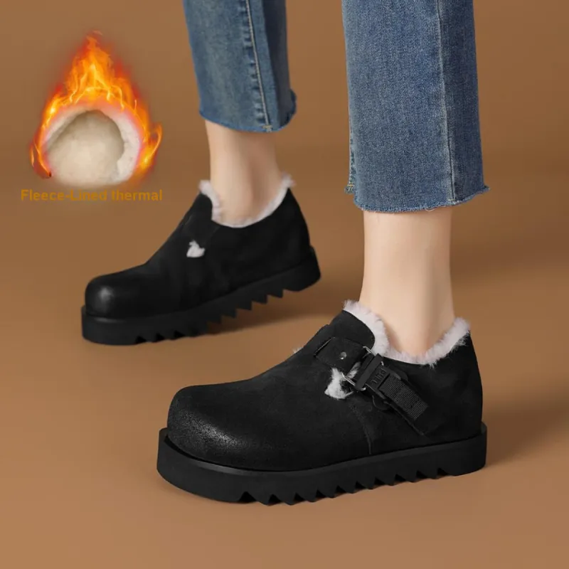 Rosa Bianca Boken Shoes Casual Single Shoes 2.6cm Women's-1