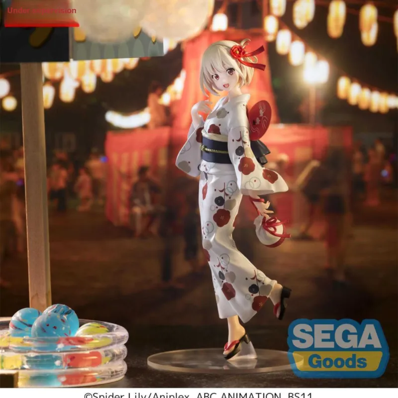 SEGA Luminasta Collection Lycoris Recoil Paulownia Thousand Twigs Bathrobe Bonus Gifts 19cm-2