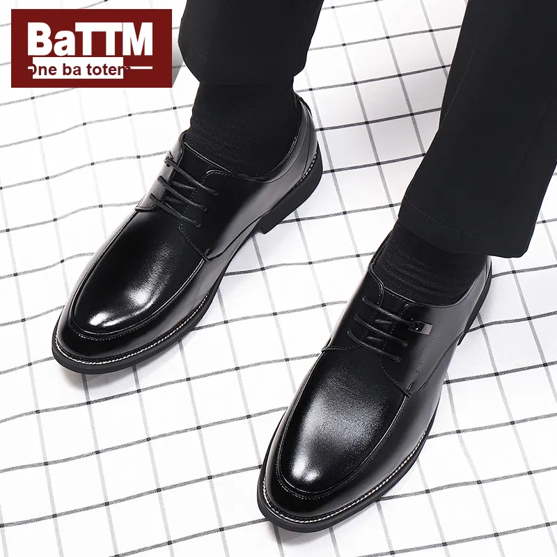 Batotem Dress Shoes Men's Black-1