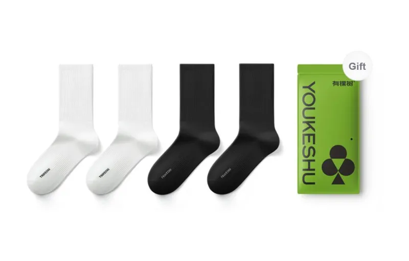 YOUKESHU Unisex Mid Calf Socks-60