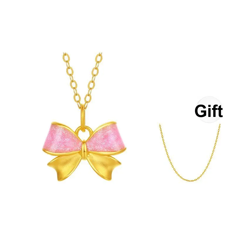 ZHOU LIU FU Gold Necklace Women's-0