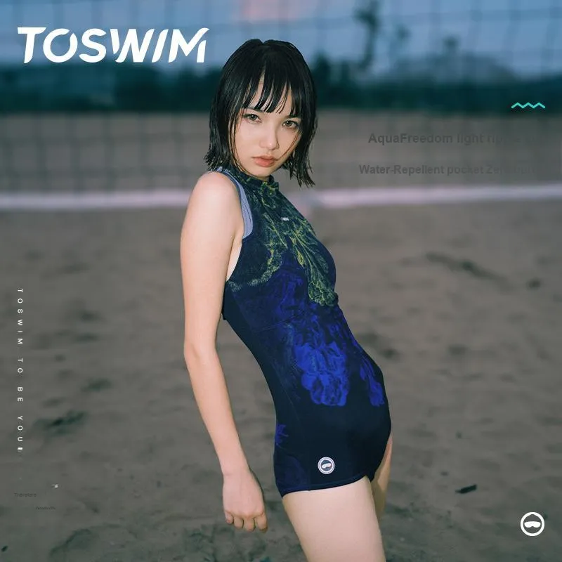 TOSWIM Swim Set Vacation Three Piece Set Women's-2
