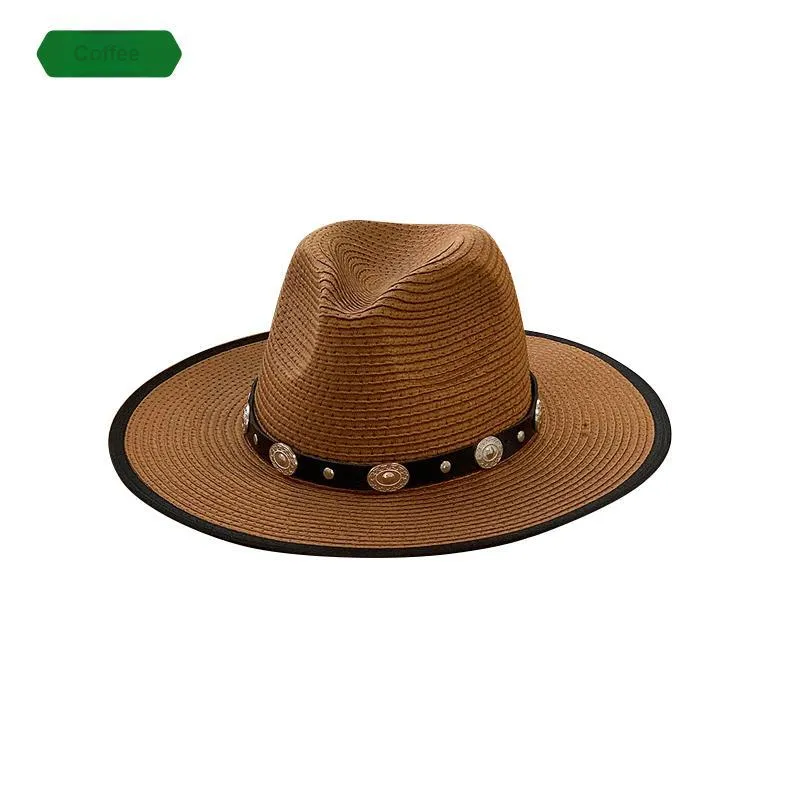 Mulinsen Straw Woven Bucket Hats Unisex-3