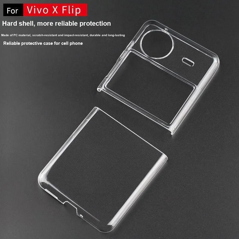 Record Star PC Material Nude Skin Feel, Not Yellowish Phone Cases Compatibility VivoXFlip Girlish-3