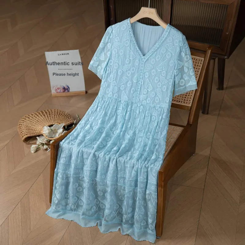 To The West Short Sleeved Dress Women's-2